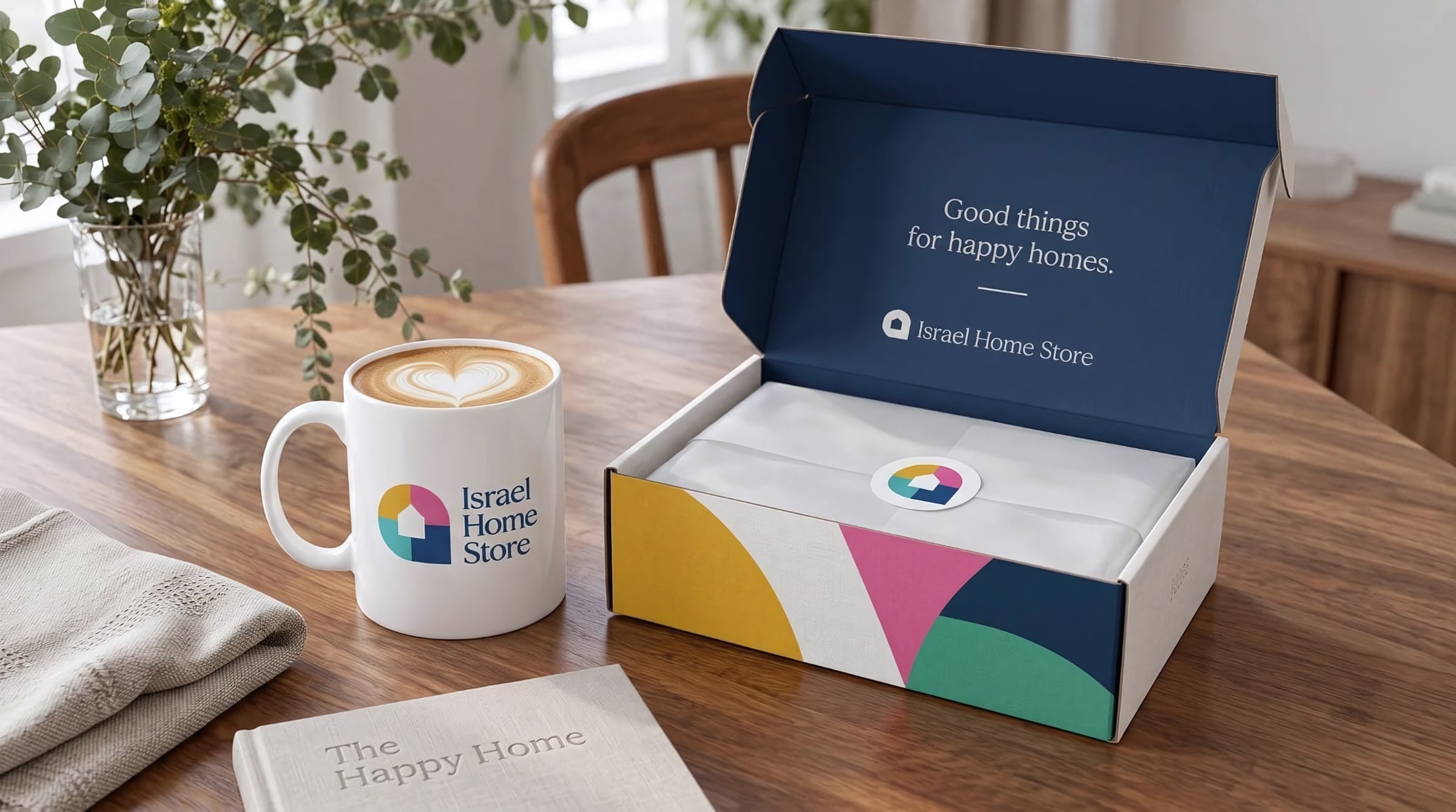 Israel Home Store brand identity applied